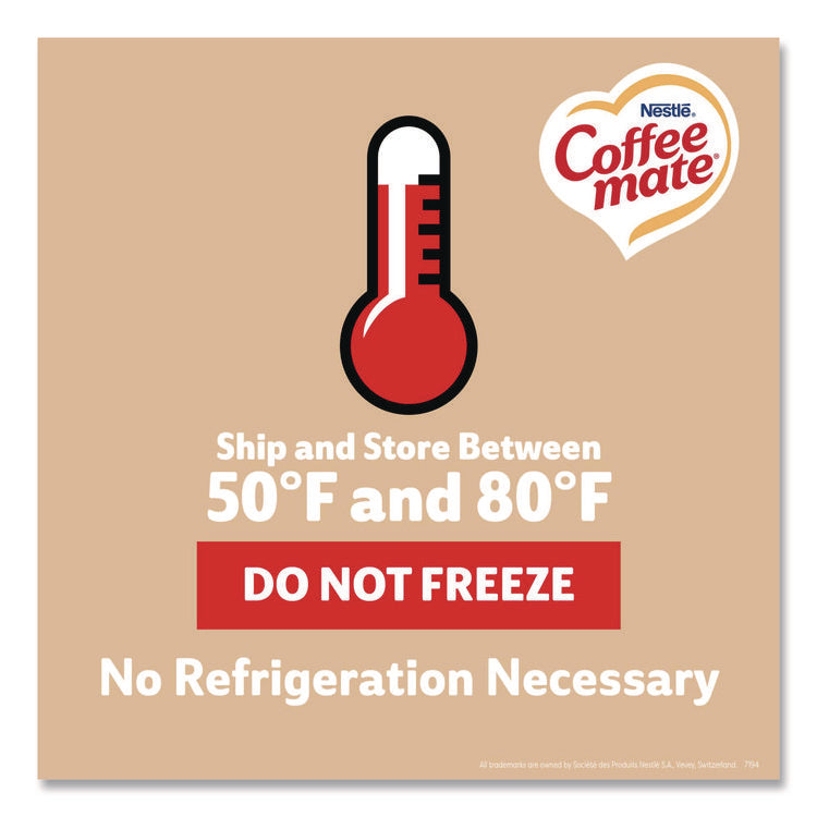 Liquid Coffee Creamer, Original, 0.38 oz Mini Cups, 50/Box, 4 Boxes/Carton