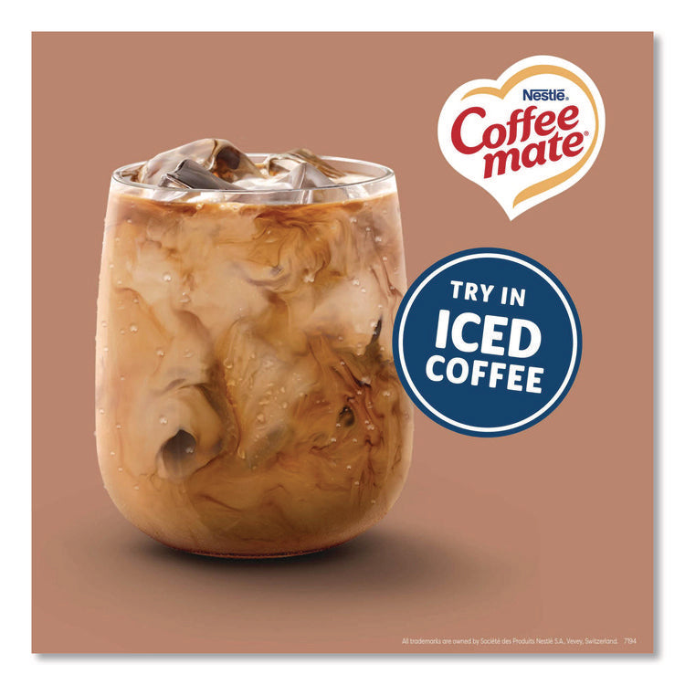 Liquid Coffee Creamer, Cafe Mocha, 0.38 oz Mini Cups, 50/Box, 4 Boxes/Carton