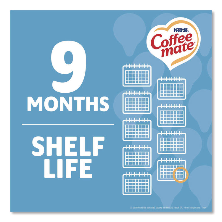 Liquid Coffee Creamer, French Vanilla, 0.38 Oz Mini Cups, 50/box