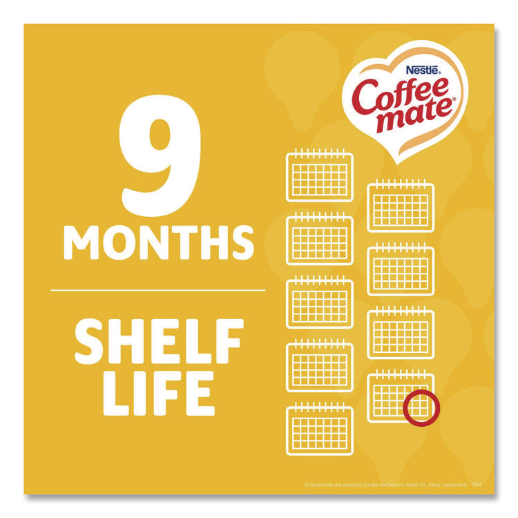 Liquid Coffee Creamer, Hazelnut, 0.38 oz Mini Cups, 50/Box, 4 Boxes/Carton