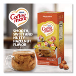 Liquid Coffee Creamer, Hazelnut, 0.38 oz Mini Cups, 50/Box, 4 Boxes/Carton