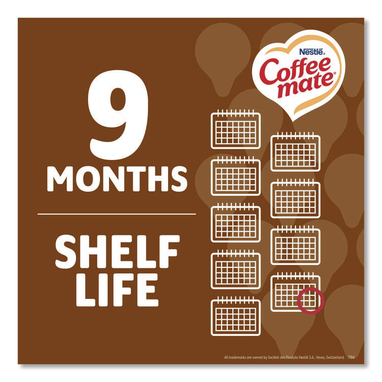 Liquid Coffee Creamer, Snickers, 0.38 oz Mini Cups, 50/Box