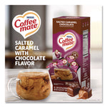 Liquid Coffee Creamer, Salted Caramel Chocolate, 0.38 Oz Mini Cups, 50/box
