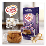 Liquid Coffee Creamer, Italian Sweet Cream, 0.38 oz Mini Cups, 50/Box