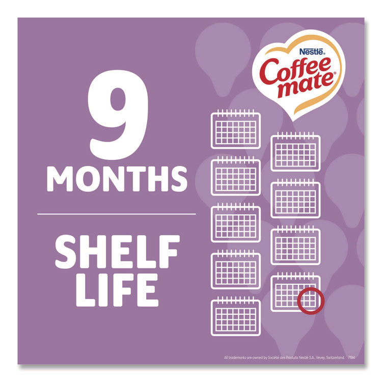 Liquid Coffee Creamer, Italian Sweet Cream, 0.38 oz Mini Cups, 50/Box