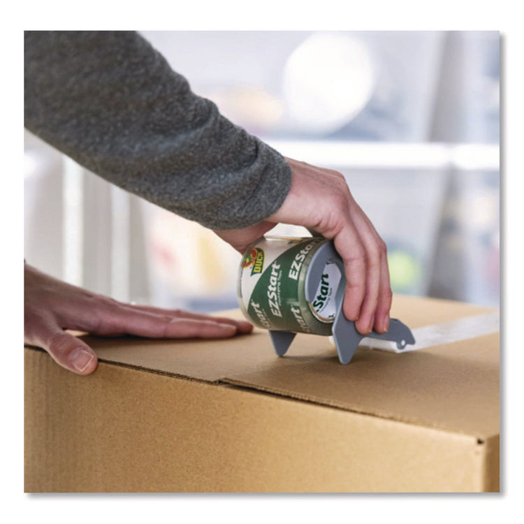 Ez Start Premium Packaging Tape With Dispenser, 3" Core, 1.88" X 22.2 Yds, Clear, 6/pack