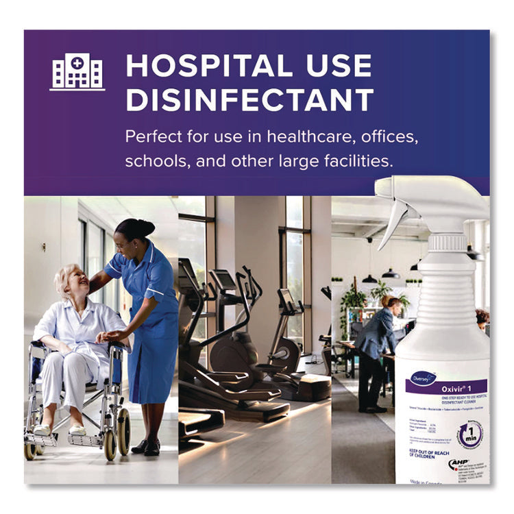 Oxivir Tb One-Step Disinfectant Cleaner, Liquid, 32 Oz