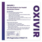 Oxivir 1 Wipes, 1-Ply, 11 x 12, Cherry Almond Scent, 160/Refill Pack, 4 Packs/Carton
