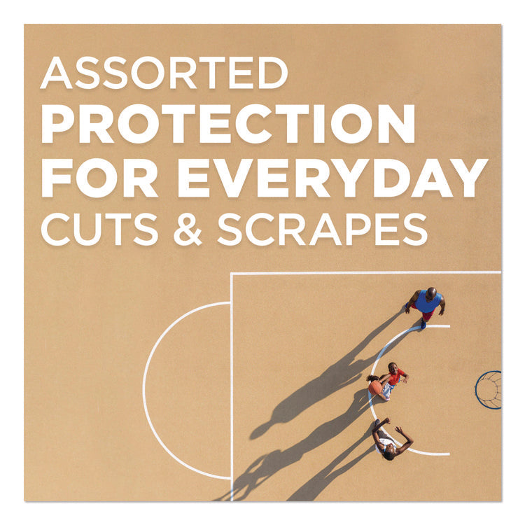 Sheer and Clear Adhesive Bandages, Assorted Sizes, 280/Box