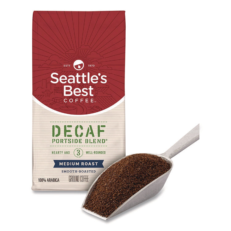 Port Side Blend Ground Coffee, Decaffeinated, 12 oz Bag