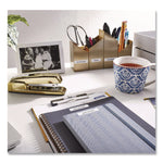 Letratag Paper Label Tape Cassettes, 0.5" X 13 Ft, White, 2/pack