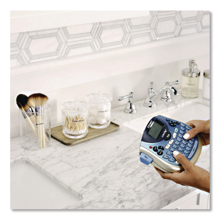 Letratag Plastic Label Tape Cassette, 0.5" X 13 Ft, Clear