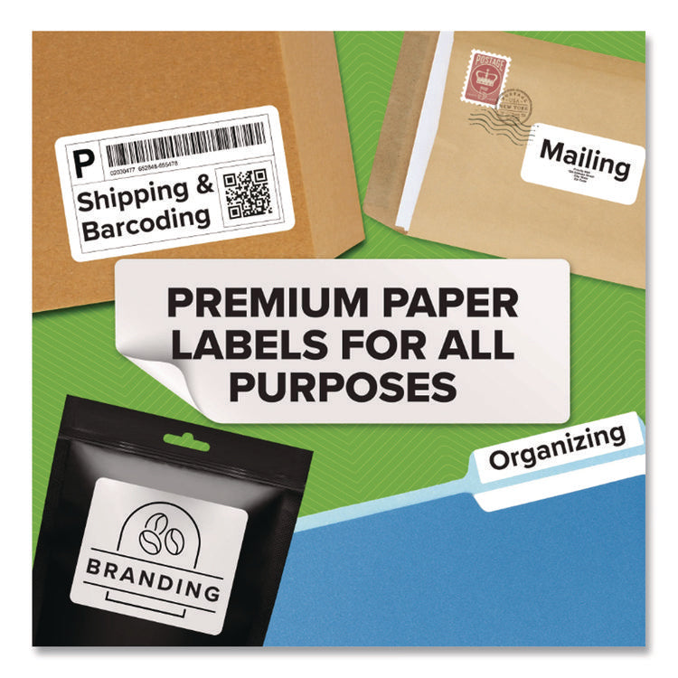 Labelwriter Return Address Labels, 0.75" X 2", White, 400 Labels/roll