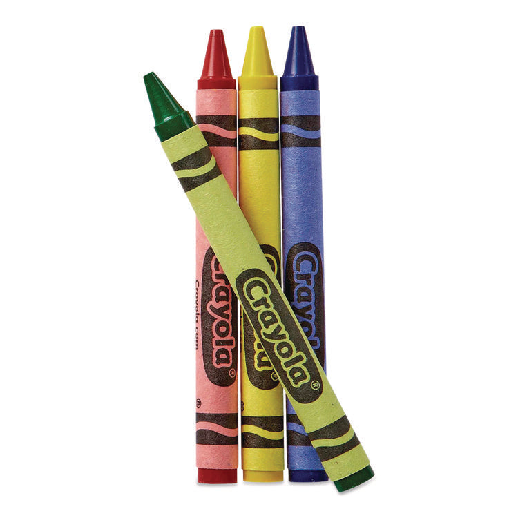 Classic Color Cello Pack Party Favor Crayons, 4 Colors/pack, 360 Packs/carton