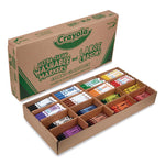 Crayon And Ultra-Clean Washable Marker Classpack, 8 Colors, 128 Each Crayons/markers, 256/box