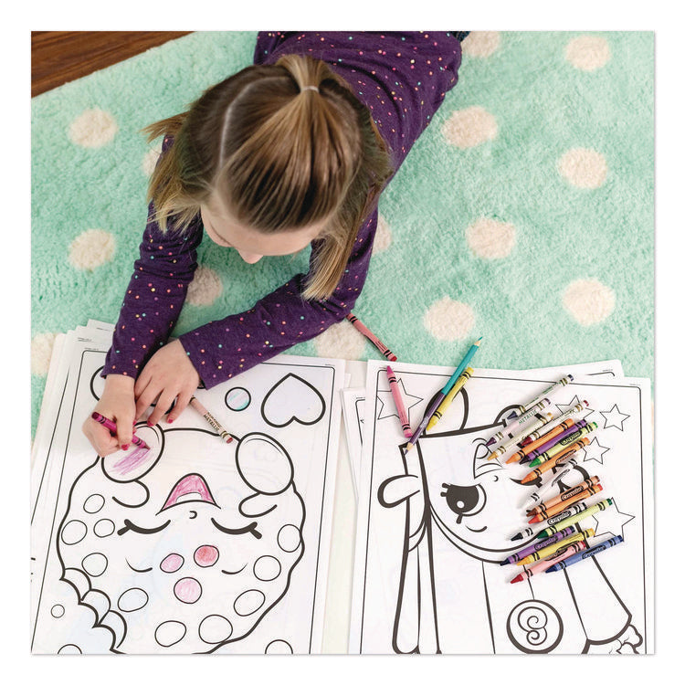 Crayon And Ultra-Clean Washable Marker Classpack, 8 Colors, 128 Each Crayons/markers, 256/box