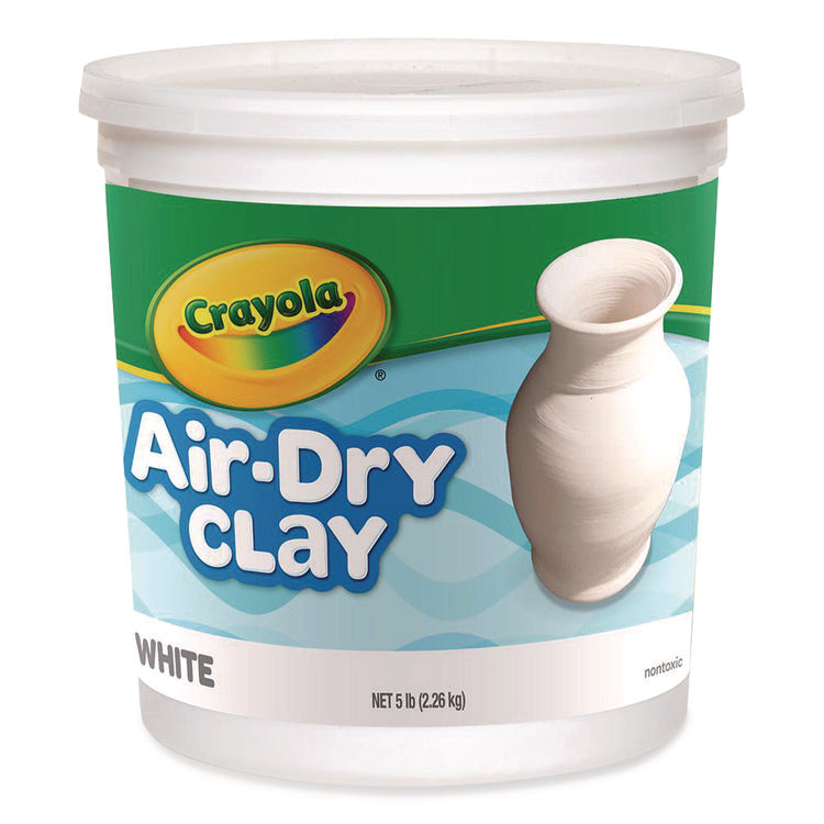 Air-Dry Clay, White, 5 Lbs