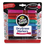 Take Note Dry-Erase Markers, Broad, Chisel Tip, Assorted, 12/Pack