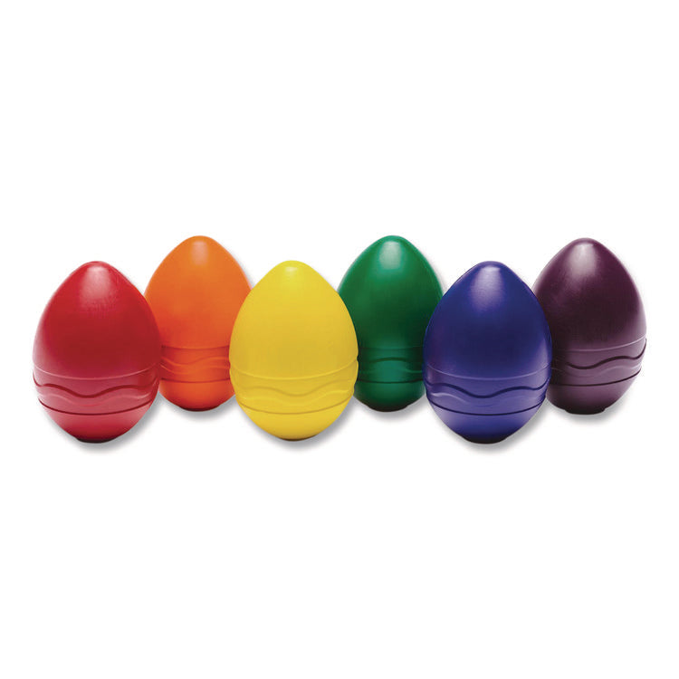My First Washable Palm Grasp Crayons, Assorted Colors, 6/Pack