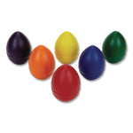 My First Washable Palm Grasp Crayons, Assorted Colors, 6/Pack