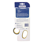 Titanium-Bonded Angled Medical Shears, 7" Long, 3" Cut Length, Crane-Style Gray/Yellow Handle