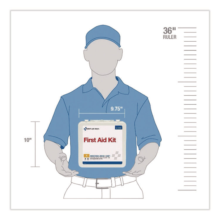 ANSI 2021 Type III First Aid Kit for 50 People, 184 Pieces, Metal Case