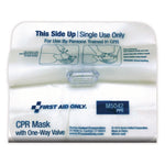 CPR Face Shield with Elastic Ear Bands, Fits Adults and Children