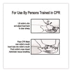 CPR Face Shield with Elastic Ear Bands, Fits Adults and Children