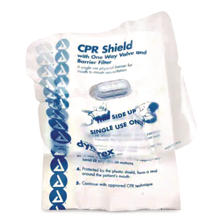 CPR Face Shield with Elastic Ear Bands, Fits Adults and Children