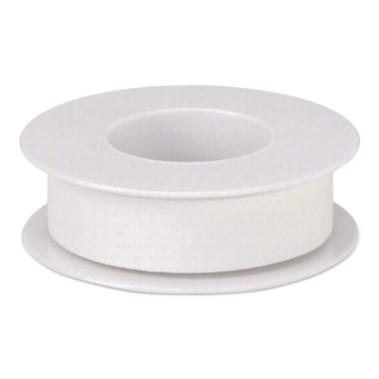 Waterproof-Adhesive Medical Tape with Dispenser, Acrylic, 1" x 15 ft, White