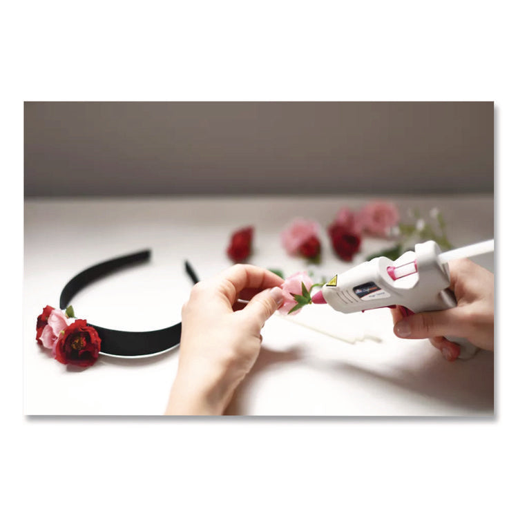 Craftbond Less Mess All-Temp Glue Sticks, Mini, 0.27 x 4, Dries Clear, 10/Pack