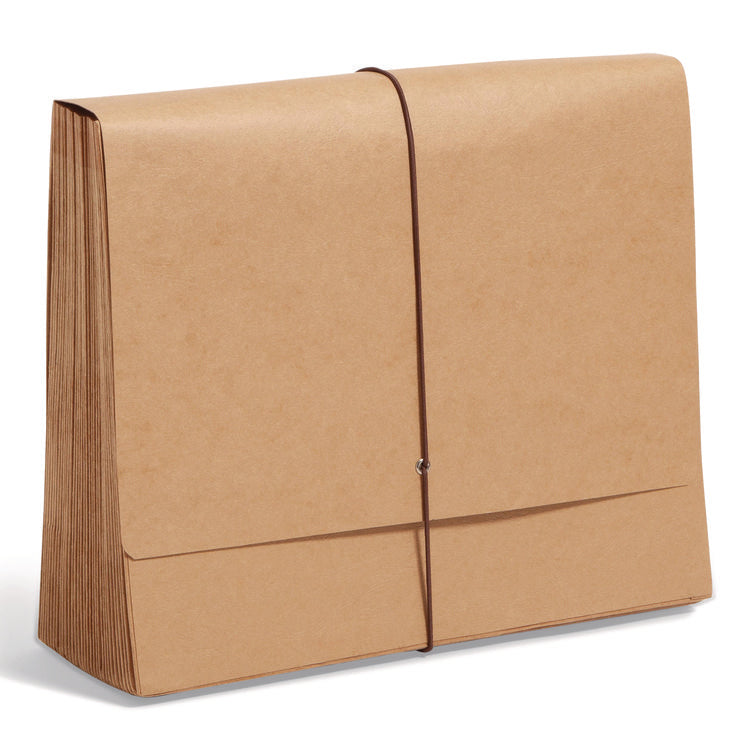 Indexed Expanding Kraft Files, 31 Sections, Elastic Cord Closure, 1/15-Cut Tabs, Letter Size, Kraft