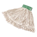 Super Stitch Blend Mop Head, Cotton/Synthetic, Medium, White