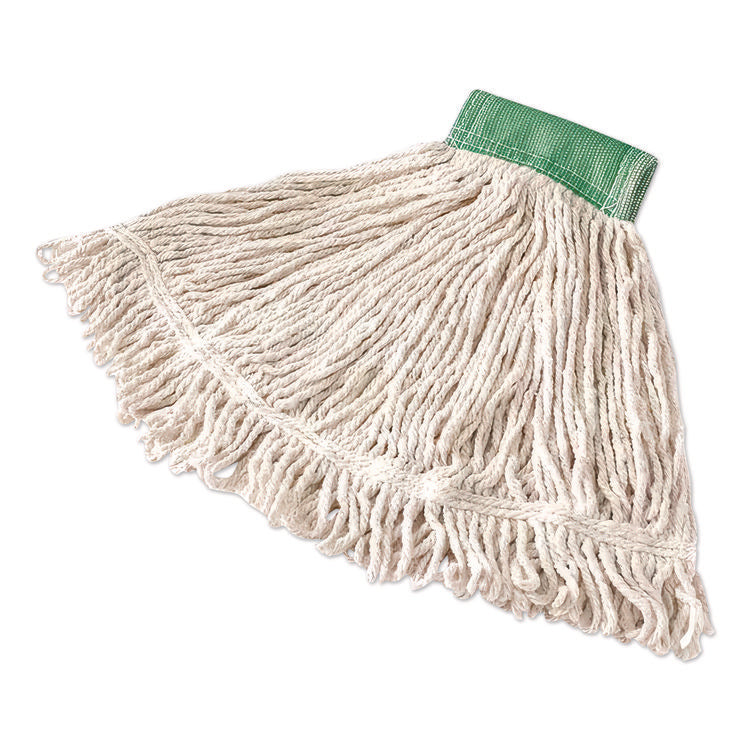 Super Stitch Blend Mop Head, Cotton/Synthetic, Medium, White