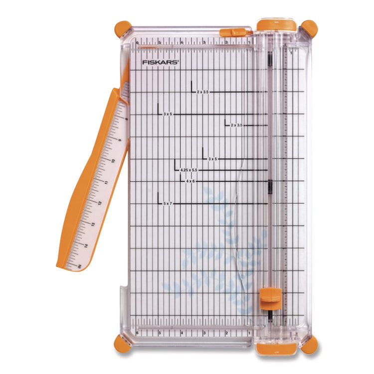 Surecut Deluxe Paper Trimmer, 10 Sheets, 12" Cut Length, Plastic Base, 9 X 15