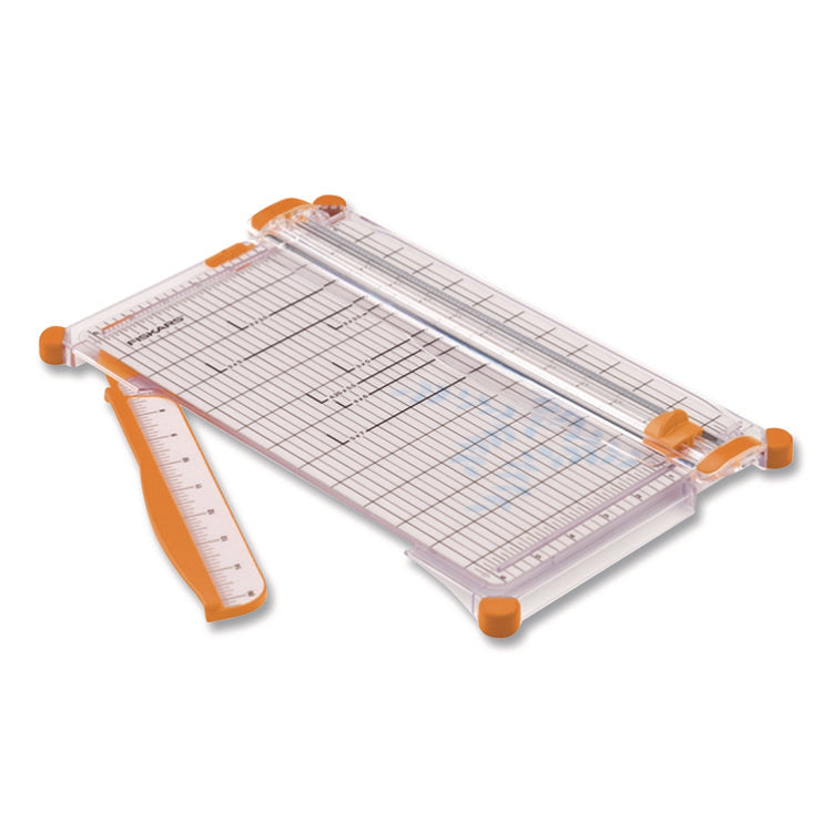 Surecut Deluxe Paper Trimmer, 10 Sheets, 12" Cut Length, Plastic Base, 9 X 15