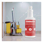 Terminator All-Purpose Cleaner/deodorizer With (2) Trigger Sprayers, 32 Oz Bottles, 12/carton