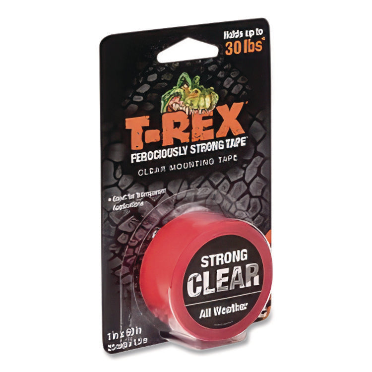Strong Mounting Tape, Permanent, Holds Up To 0.5 Lb Per Inch, 1 X 60, Clear