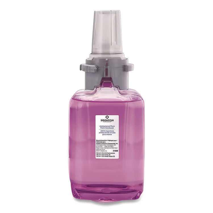 Antibacterial Foaming Hand Soap Refill for ADX-7 Dispenser, Plum Scent, 700 mL, 4/Carton