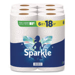 Pick-A-Size Perforated Kitchen Triple Roll Towels with Thirst Pockets, 2-Ply, 11 x 6, White, 165 Sheets/Roll, 6 Rolls/Pack