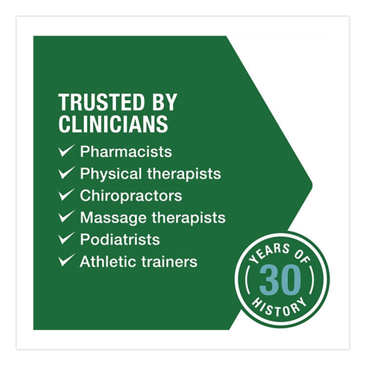 Professional Colorless Roll-On Topical Analgesic Pain Reliever, 3 oz Roll-On