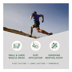 Professional Green Topical Analgesic Pain Reliever Gel, 4 oz Tube