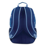 Bijoux Deluxe Backpack and Lunch Bag Bundle, Backpack: 13.5" x 7" x 18.5", Lunch Bag: 7.5" x 4.25" x 9", Light Blue Galaxy