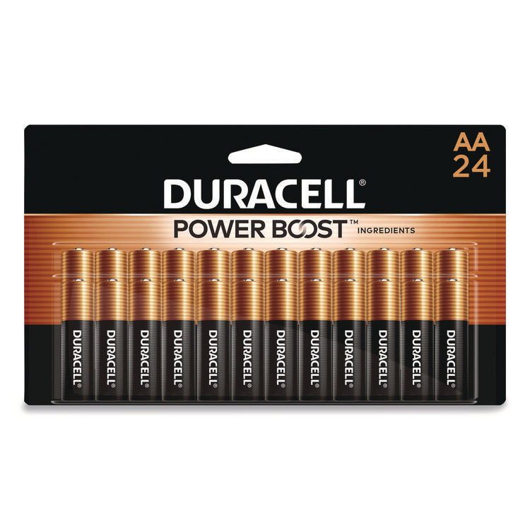 Power Boost Copper Top Alkaline AA Batteries, 24/Pack