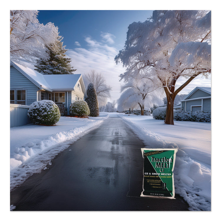 Traction Melt CI Ice and Snow Melter, 50 lb Bag