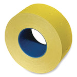 Punch-Hole Lavel, 0.83 x 0.47, Yellow, 1,000/Roll, 8 Rolls/Pack