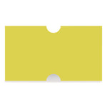 Punch-Hole Lavel, 0.83 x 0.47, Yellow, 1,000/Roll, 8 Rolls/Pack