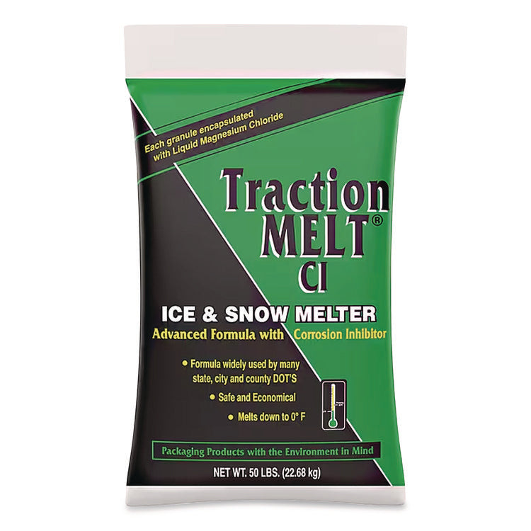 Traction Melt CI Ice and Snow Melter, 50 lb Bag