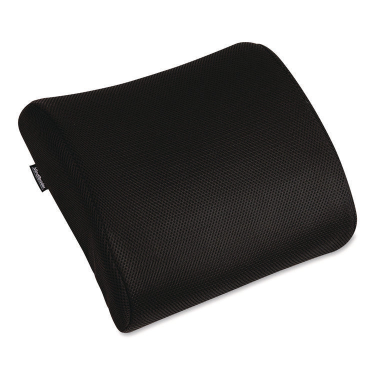 Memory Foam Ergonomic Lumbar Support Chair Cushion, 4 x 13.5 x 12.25, Black