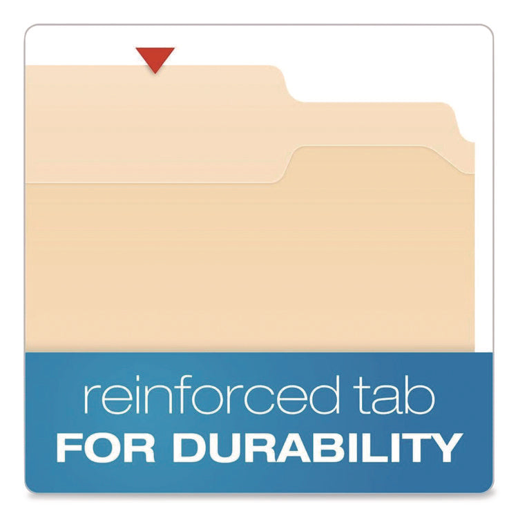 Manila Fastener Folders, 2/5-Cut Tabs, 0.75" Expansion, 2 Fasteners, Letter Size, Manila Exterior, 50/Box